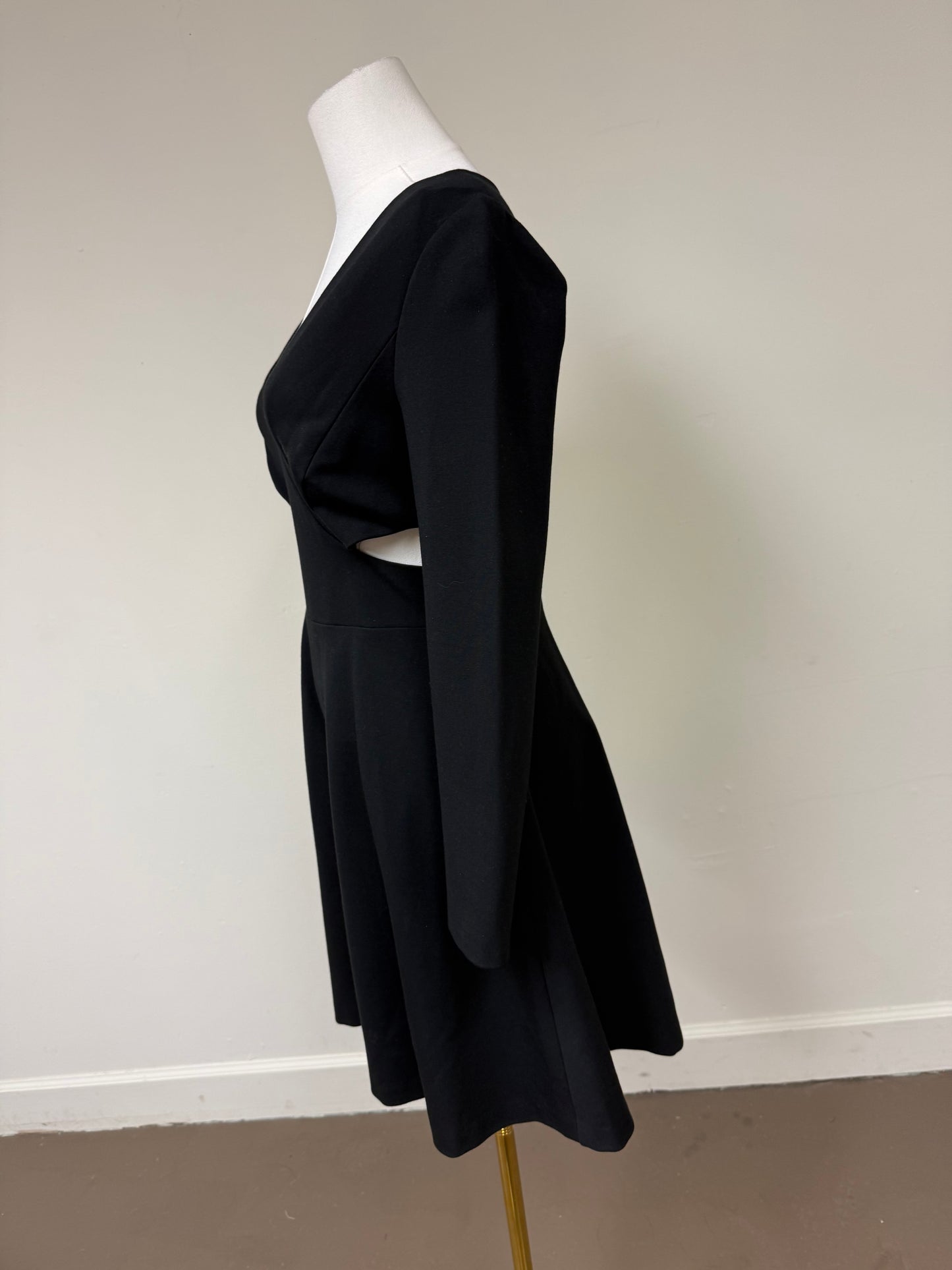 Halston Heritage Black cutout dress