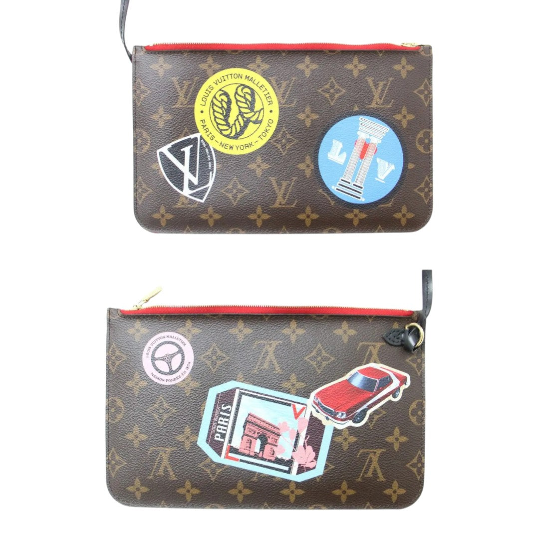 Louis Vuitton Monogram Canvas Neverfull World Tour MM Tote Bag Brown
