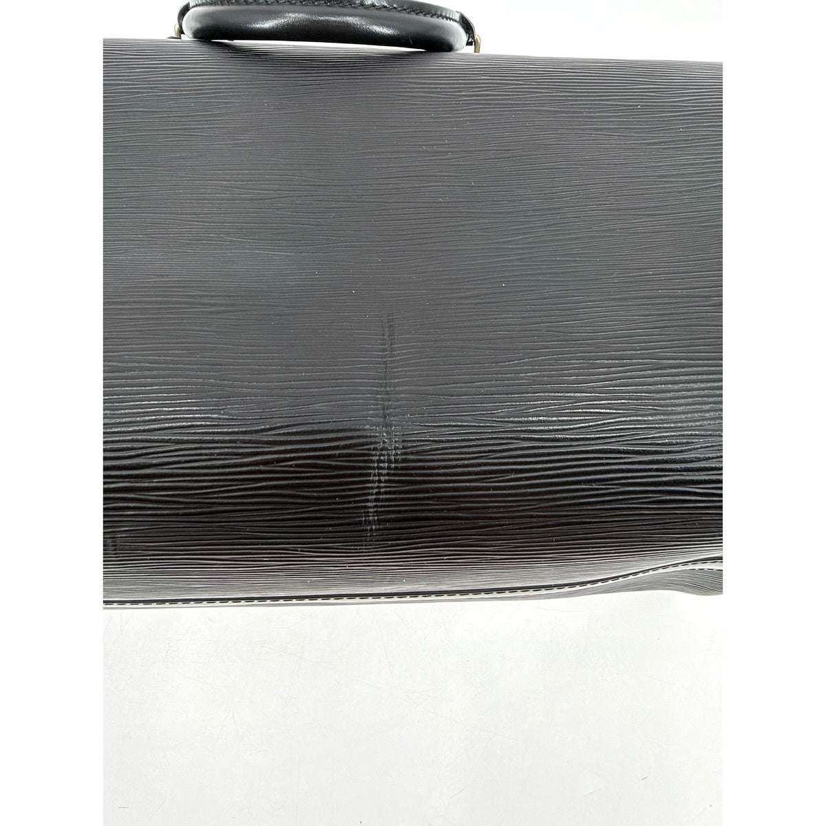Louis Vuitton Epi Leather Speedy 35 Black Noir Top Handle Bag Vintage
