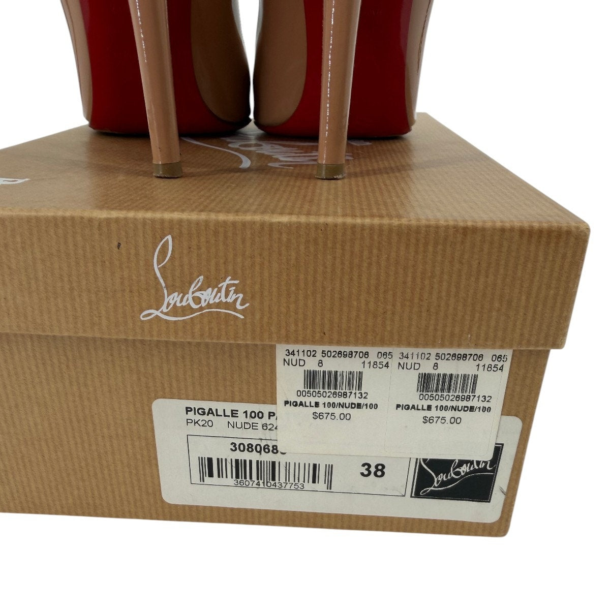 Christian Louboutin Pigalle 100 Patent Leather Pumps
