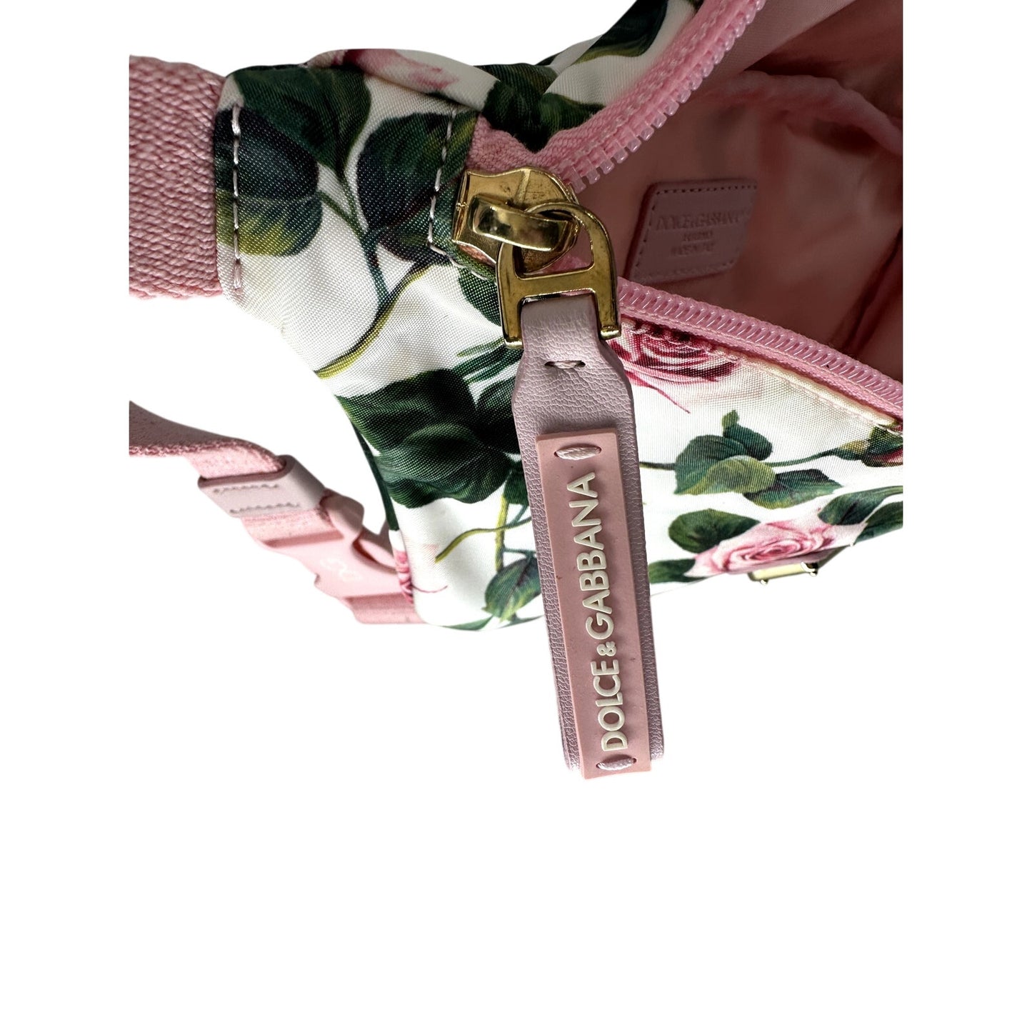 Dolce & Gabbana Nylon Floral Print Belt Bag