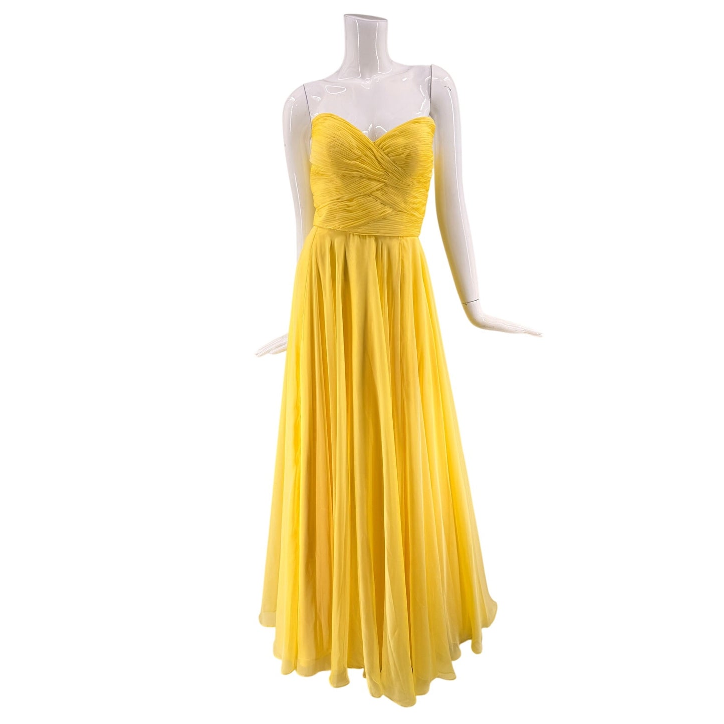 Sherri Hill Strapless Sweetheart Neck Ruched Gown
