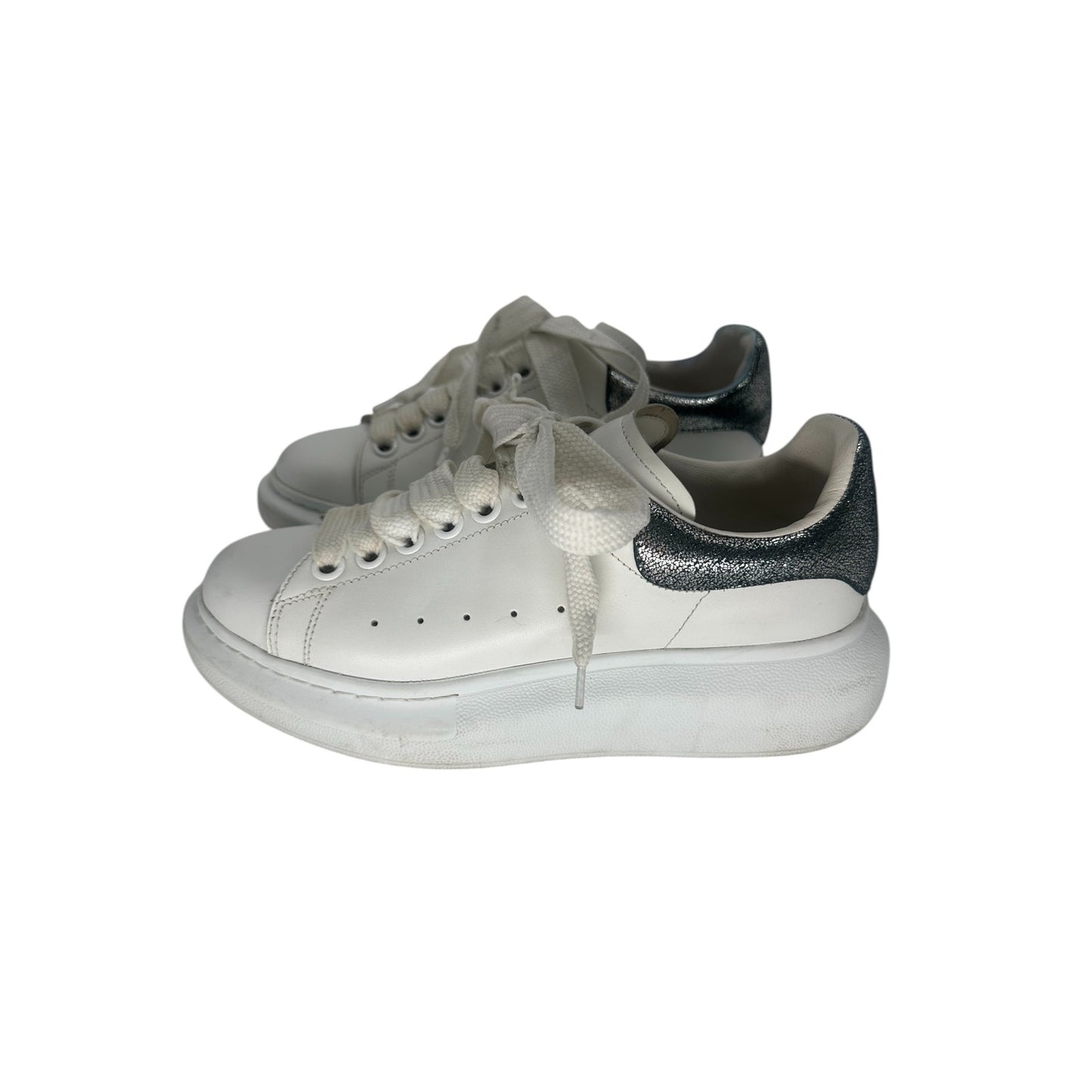 Alexander McQueen Leather Oversized Platform Sneakers