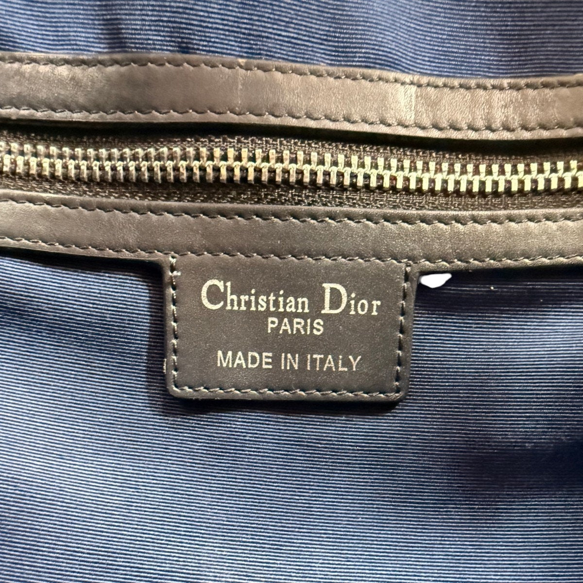 Christian Dior Diorissimo Oblique Jacquard Canvas Diaper Shoulder Bag