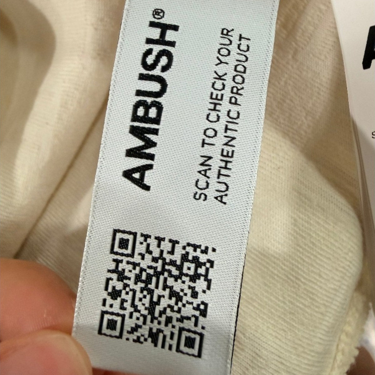 Ambush Monogram Jacquard Cotton Zip Up Fitted Cropped Jacket