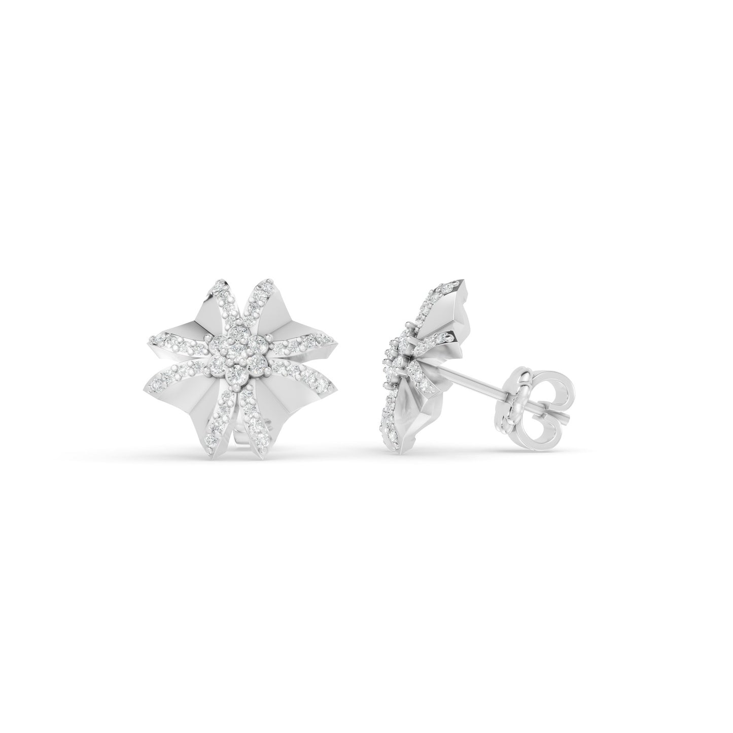 0.35 CTW 14K White Gold Diamond Stud Earrings