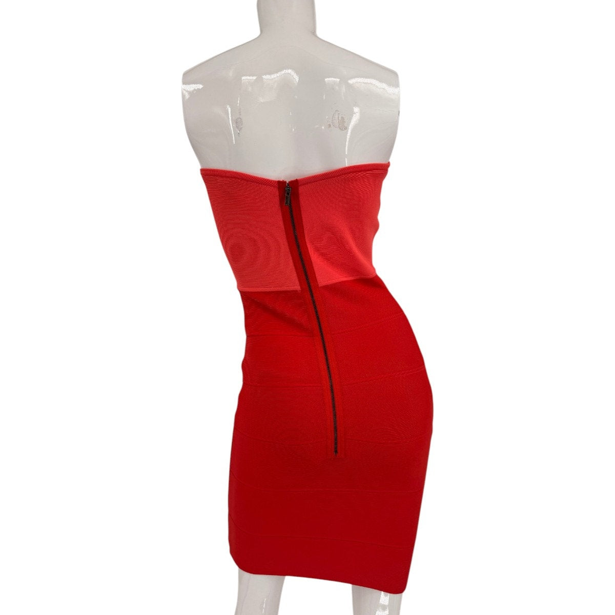 BCBGMaxazria Alyona Strapless Bodycon Bandage Mini Dress