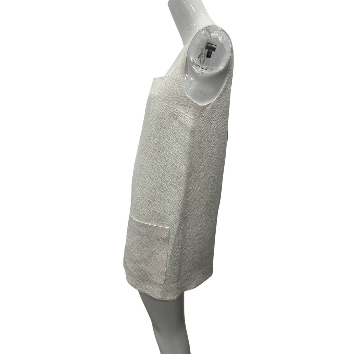 Alexis Prisma Textured Shift Mini Dress Off White Women's Size Medium NWT