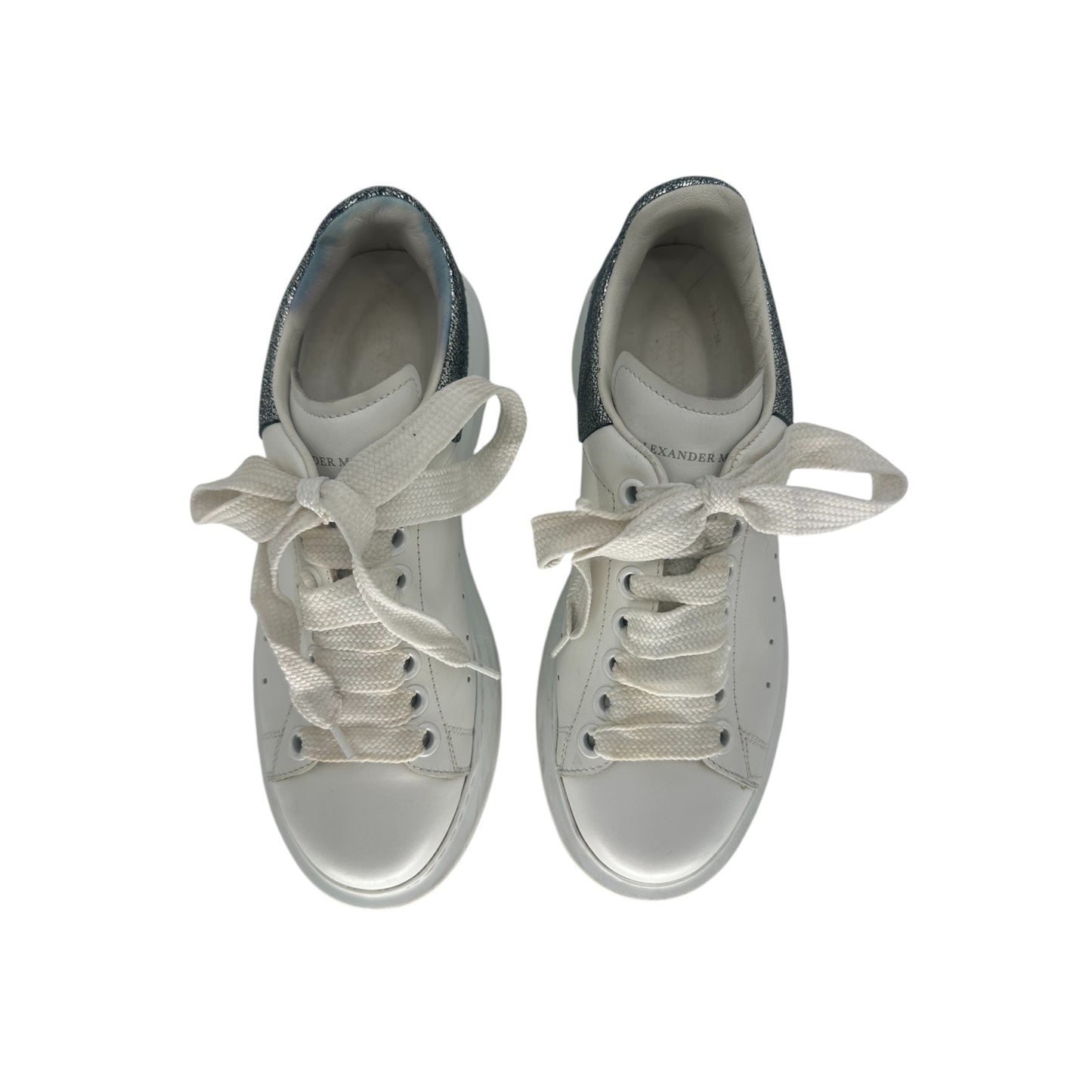 Alexander McQueen Leather Oversized Platform Sneakers
