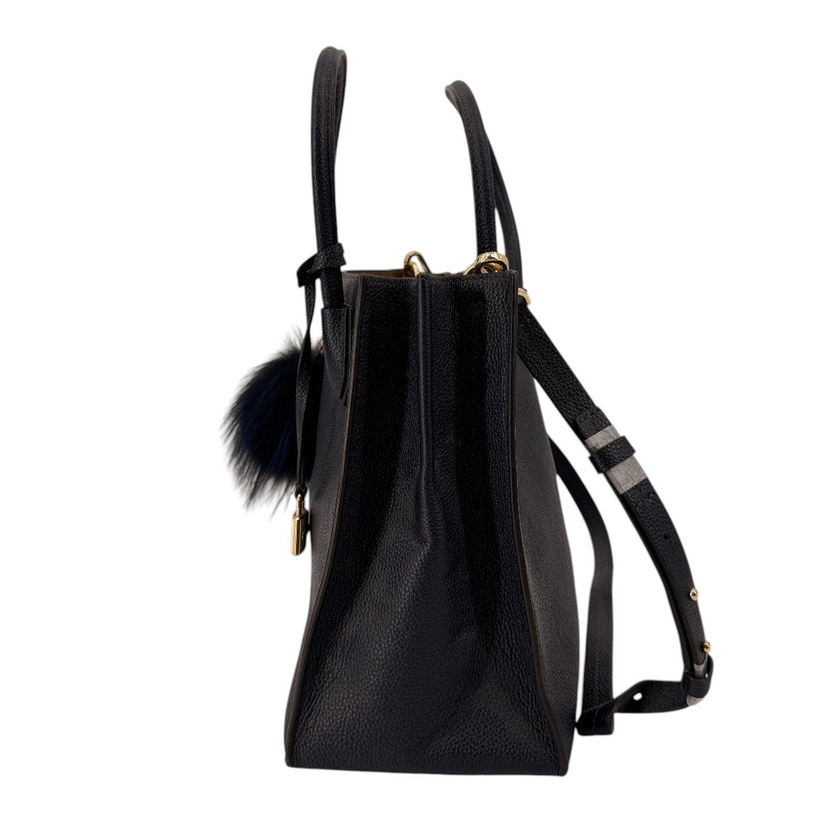 Michael Kors Mercer Medium Pebbled Leather Tote Shoulder Crossbody Bag