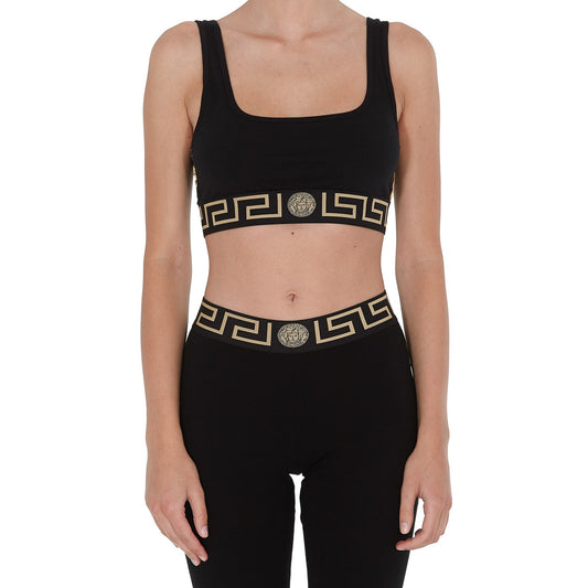 Versace Greca Border Sports Bra