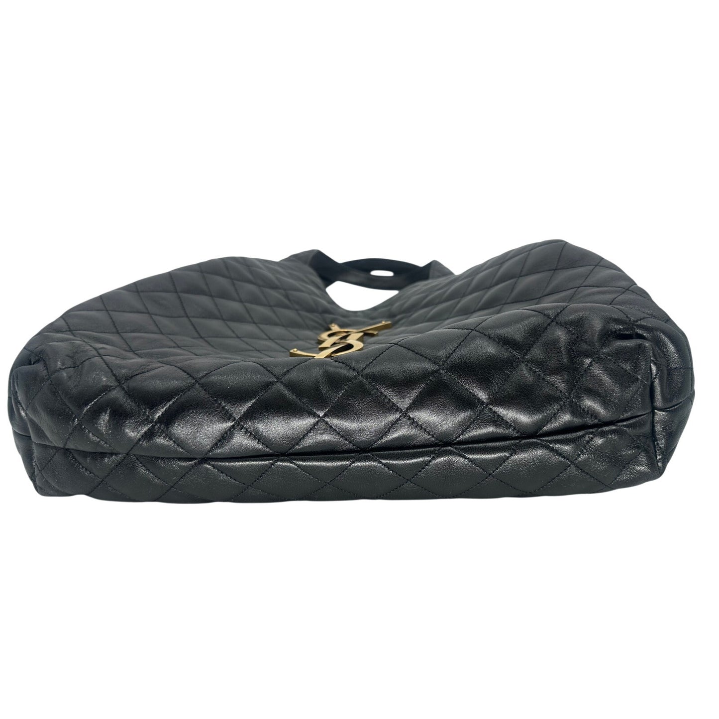 Yves Saint Laurent Leather Quilted Icare Shopping Tote Bag
