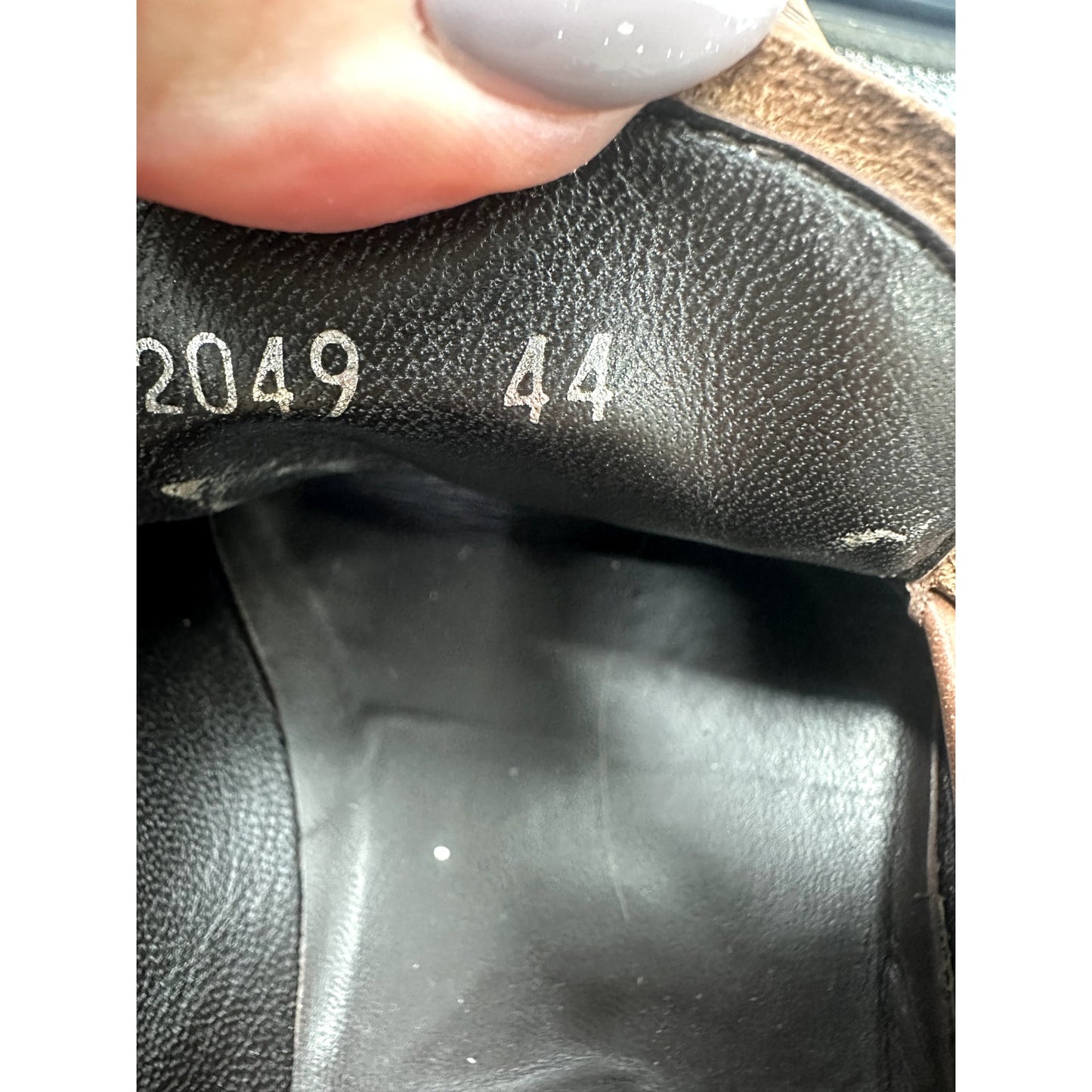 Roberto Cavalli Leather Logo Accent Slip On Loafers Flats