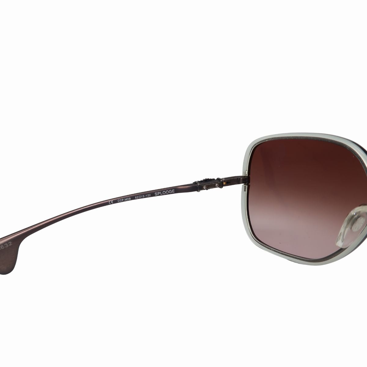 Chrome Hearts Sunglasses Dark Brown Sonnenbrille Splooge CCP-MDB 62-15 122