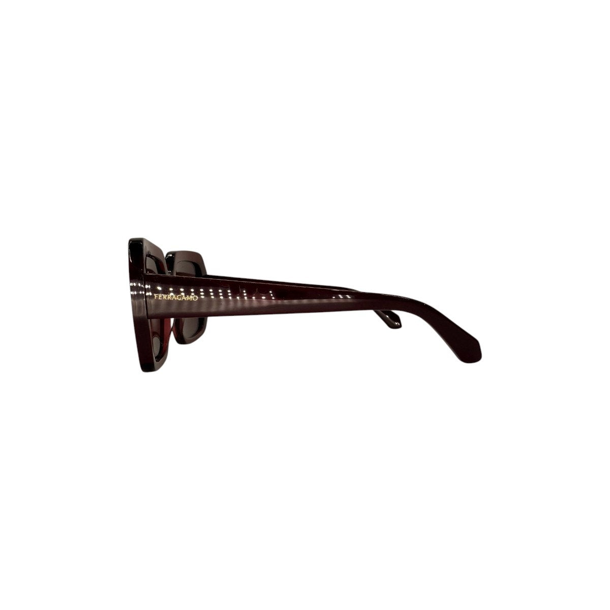 Salvatore Ferragamo SF2081S Bordeaux Square Sunglasses Women's 56-17-145