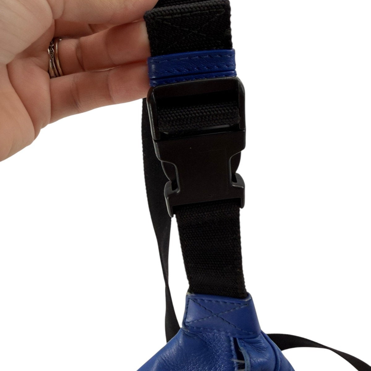 Balenciaga Everyday Calfskin Leather Logo Belt Bag
