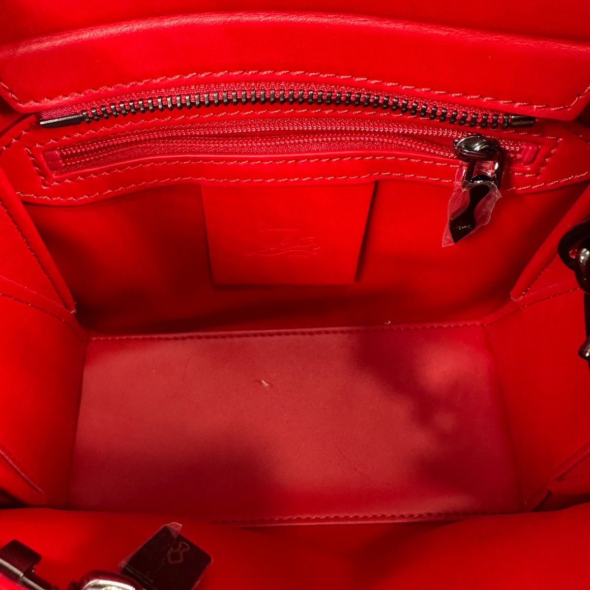 Christian Louboutin Leather Rockstud Paloma Mini Handbag