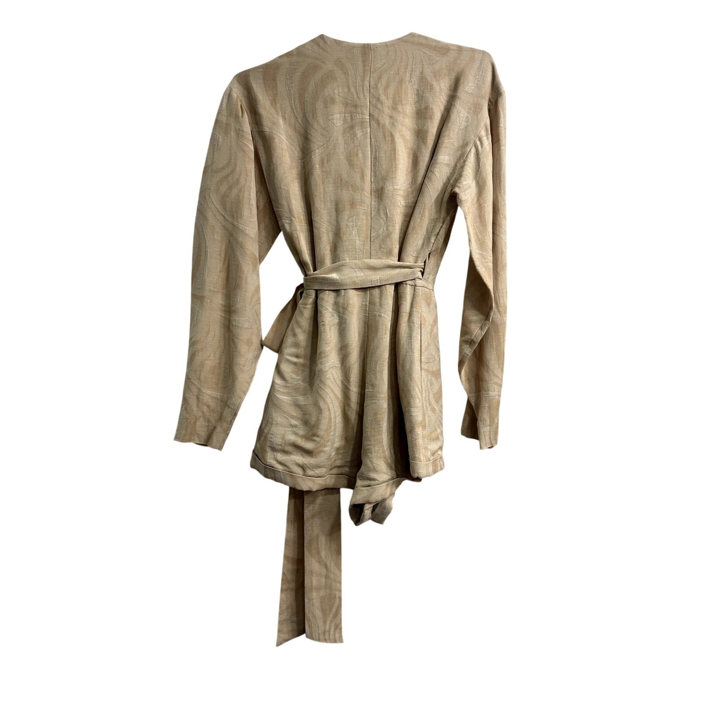 Alexis Linen Blend Embroidered Fabiano Romper