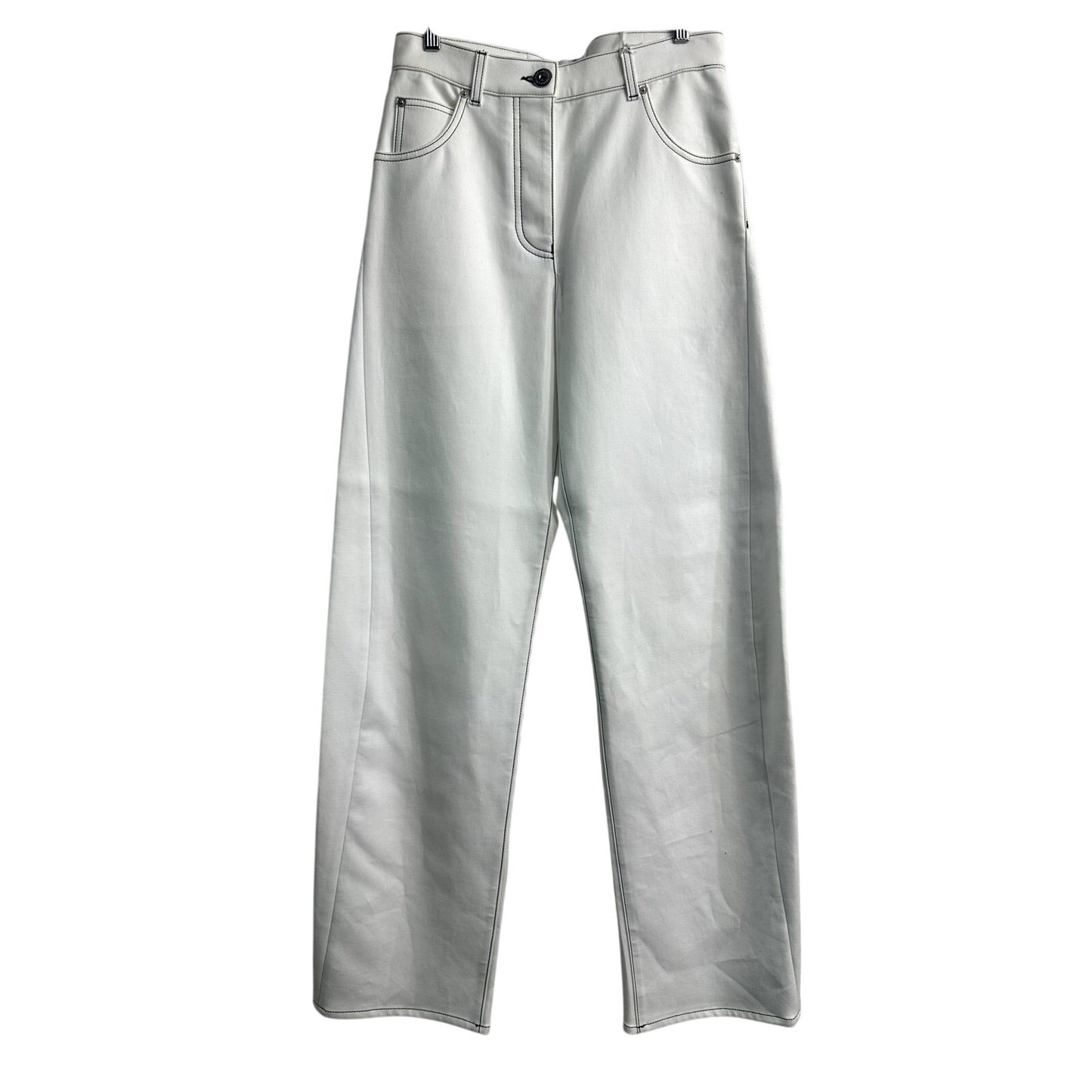 Ferragamo Cotton Denim Barrel-Leg Jeans