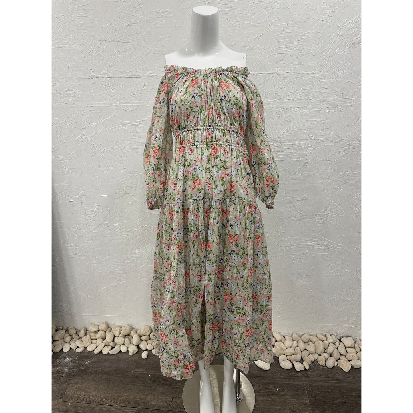The Great Cotton The Moonstone Floral Midi Dress