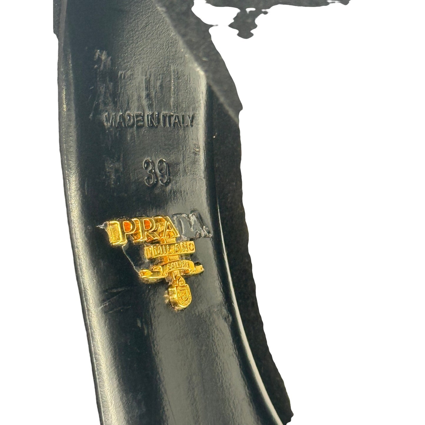 Prada Suede Camoscio Block Heel Platform Pumps