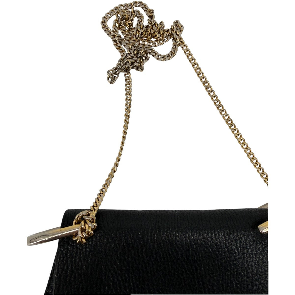 Chloe Leather Drew Designer Minimalist Chain Strap Shoulder Bag