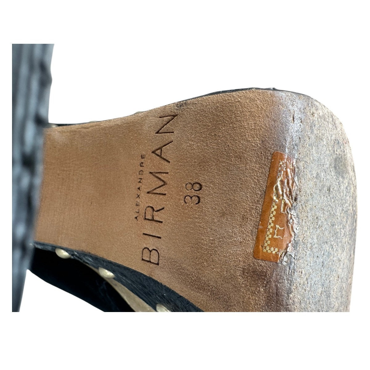 Alexandre Birman Suede Peggy Snakeskin Platform Sandals