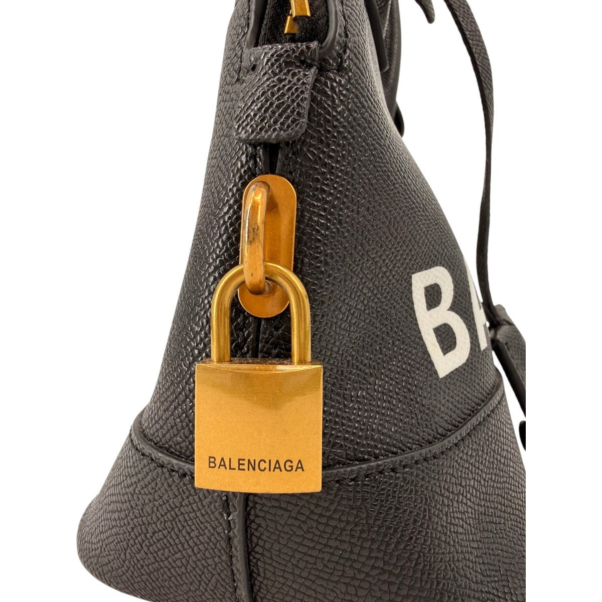 Balenciaga Grained Leather Ville Top Handle Bag