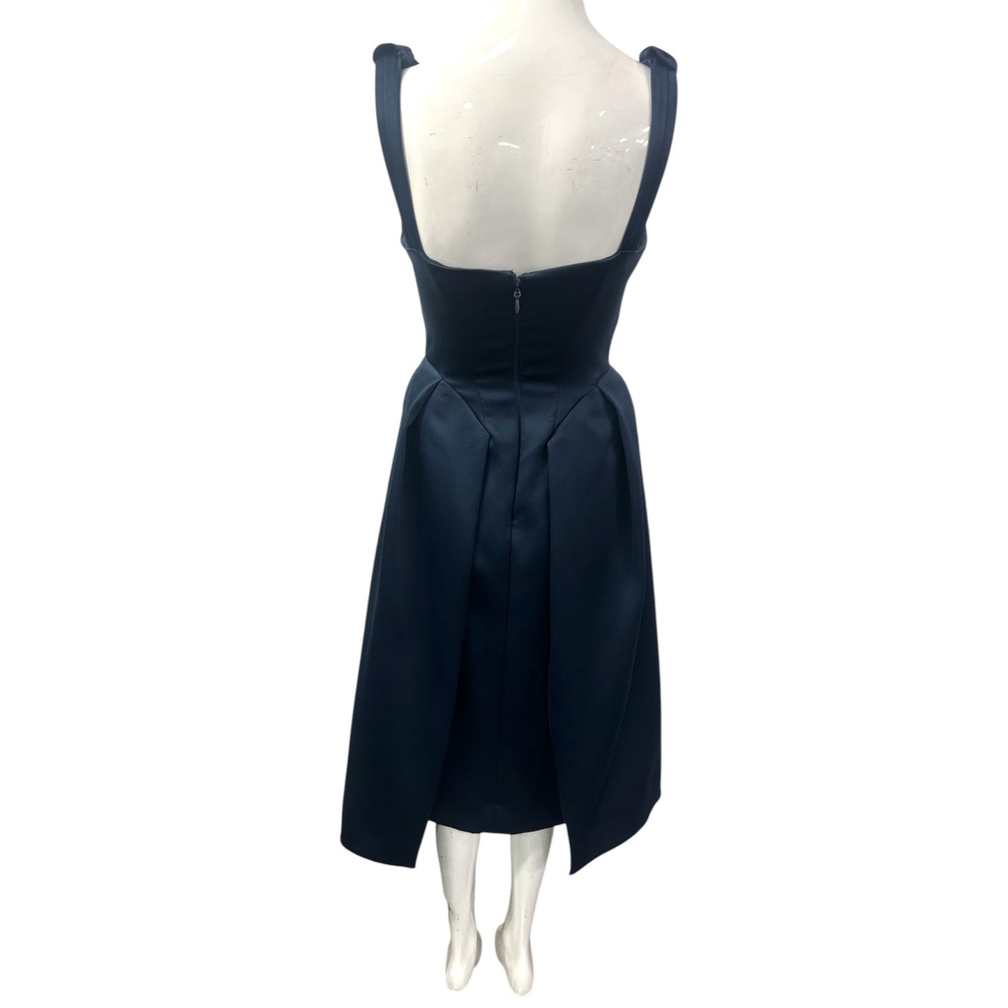 House of CB Paloma Plunge Neck Sleeveless Midi Dress Parisian Night
