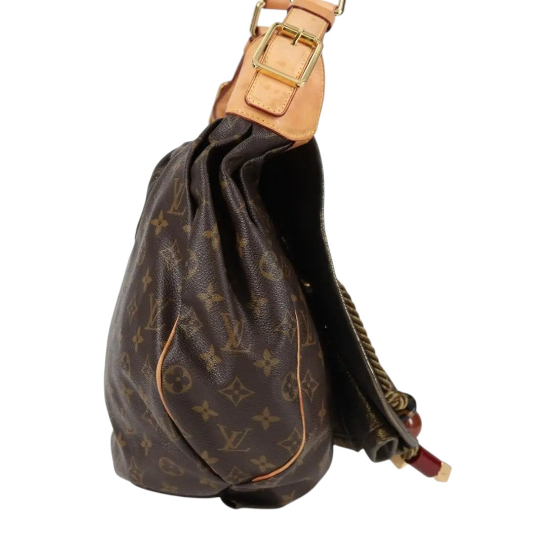 Louis Vuitton Limited Edition Monogram Canvas Kalahari Shoulder Bag Brown