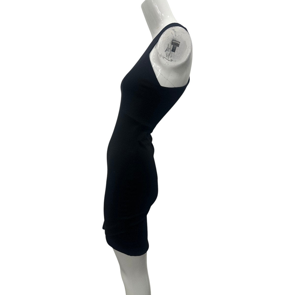 Helmut Lang Round Neck Sleeveless Sheath Mini Dress Women's