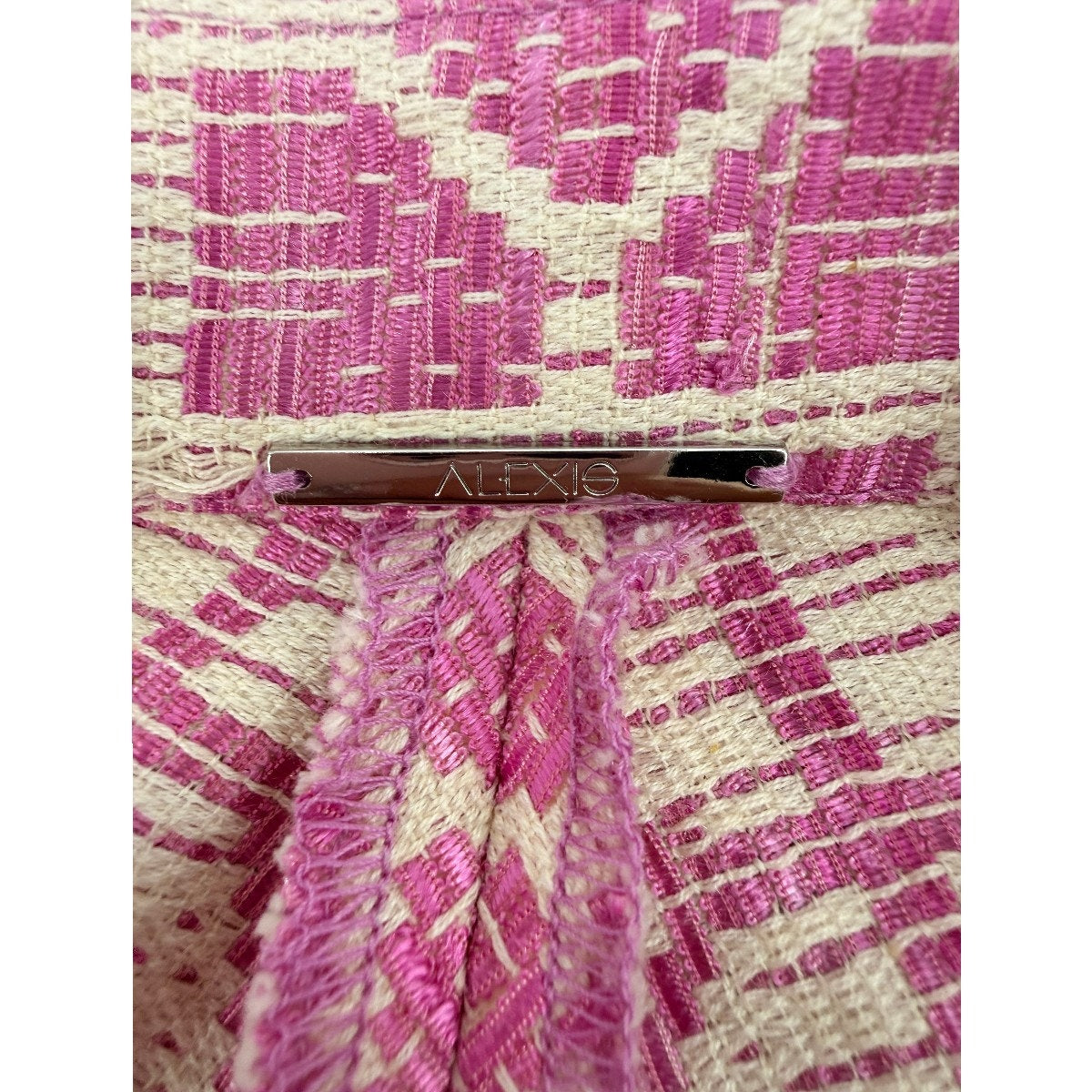 Alexis Cotton Blend Valley Geometric Print Skort Shorts Pink Women's Size Small