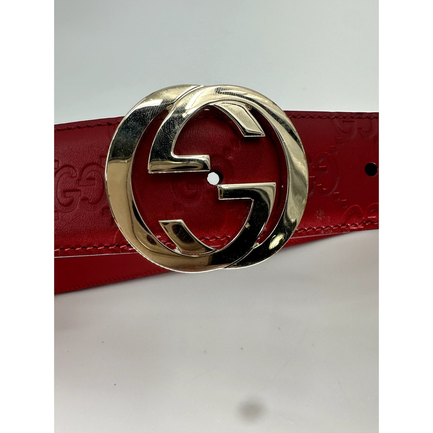 Gucci Leather GG Guccissima Monogram Belt