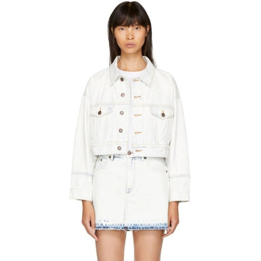 Marc Jacobs Cotton Oversized Cropped Denim Jacket