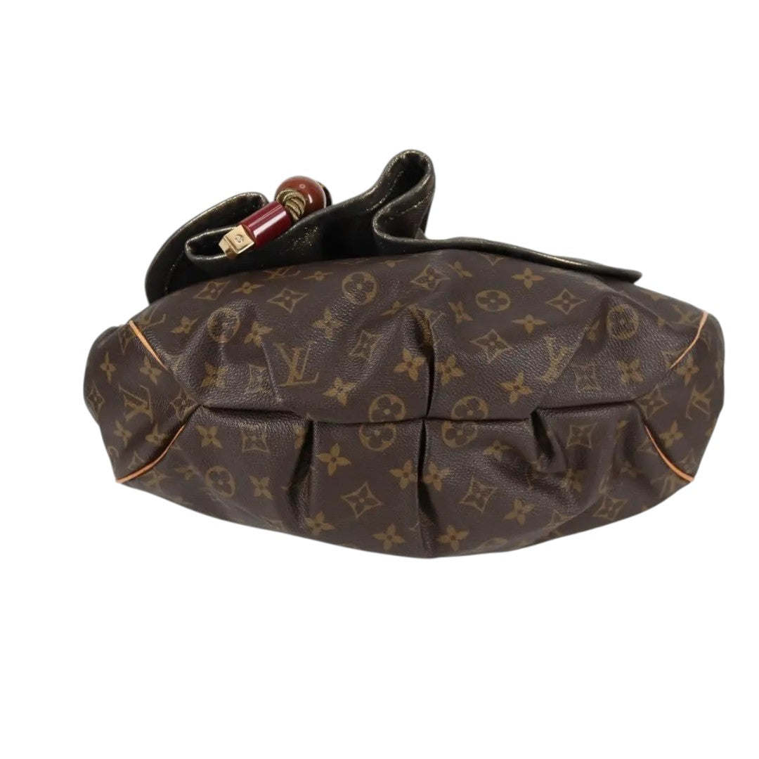 Louis Vuitton Limited Edition Monogram Canvas Kalahari Shoulder Bag Brown