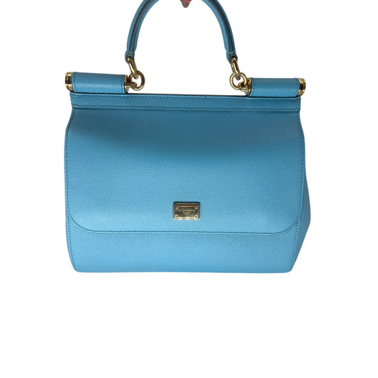 Dolce & Gabbana Leather Dauphine Miss Sicily Tote Bag