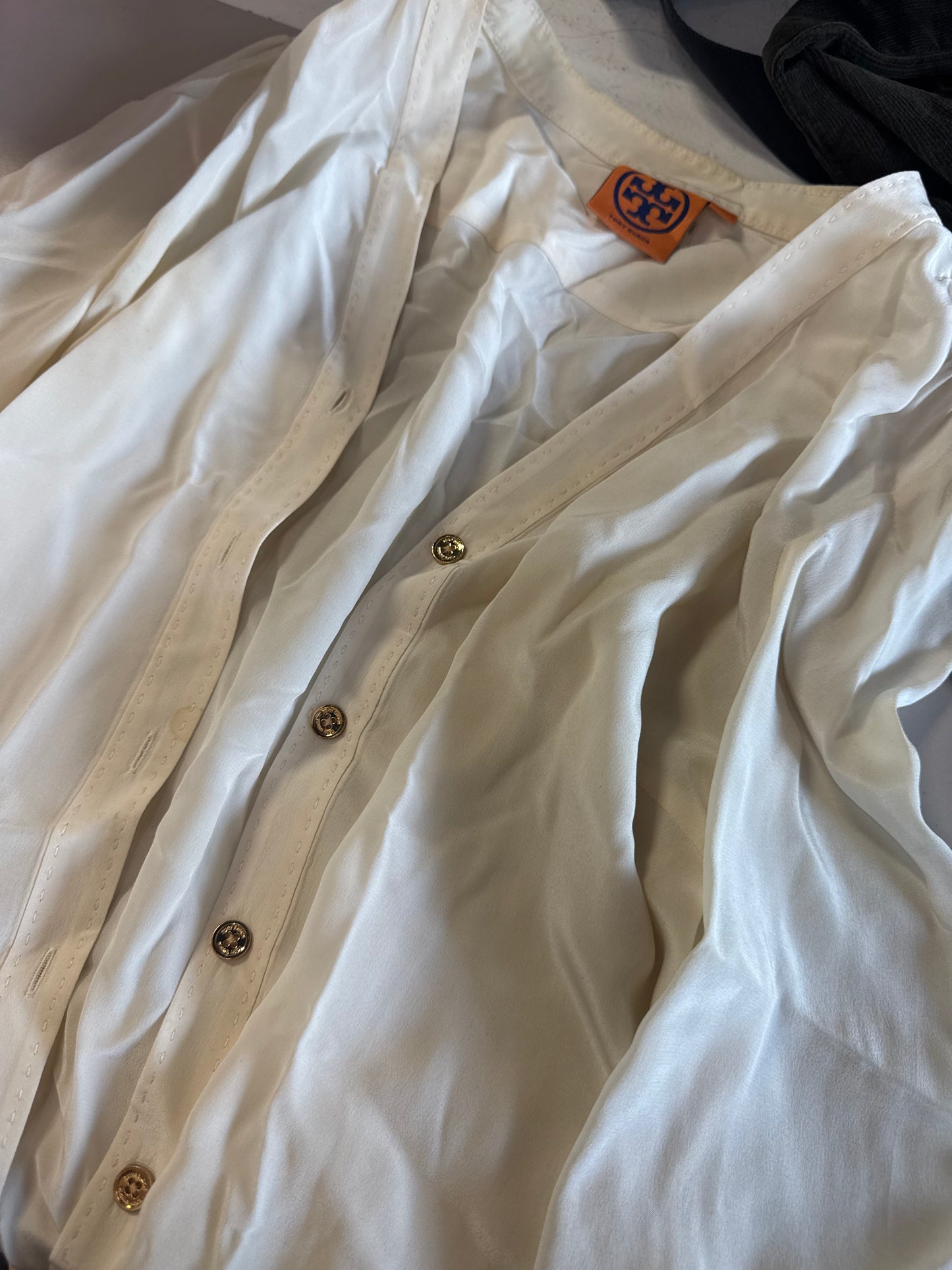 Tory Burch silk ivory blouse
