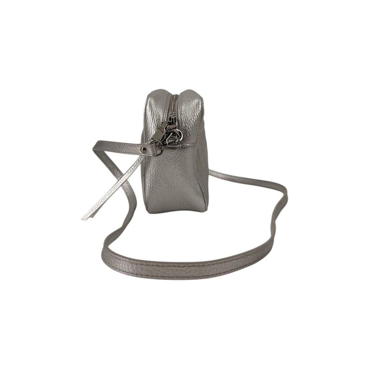 Stella McCartney Glitter Star Mini Crossbody Bag Metallic Gray Women's One Size