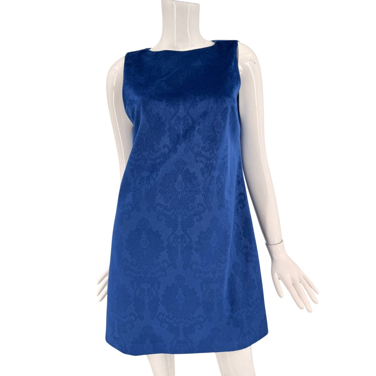 Alice + Olivia Velvet Clyde Printed Sleeveless Mini Dress