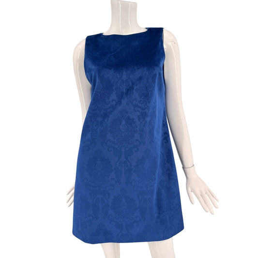 Alice + Olivia Velvet Clyde Printed Sleeveless Mini Dress