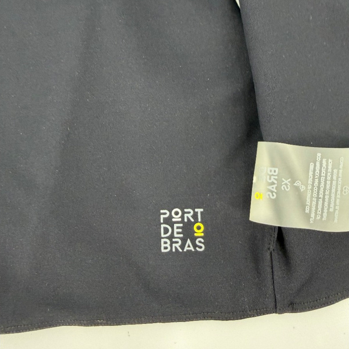Port de Bras Mila Ruffle Front Zip Active Crop Top
