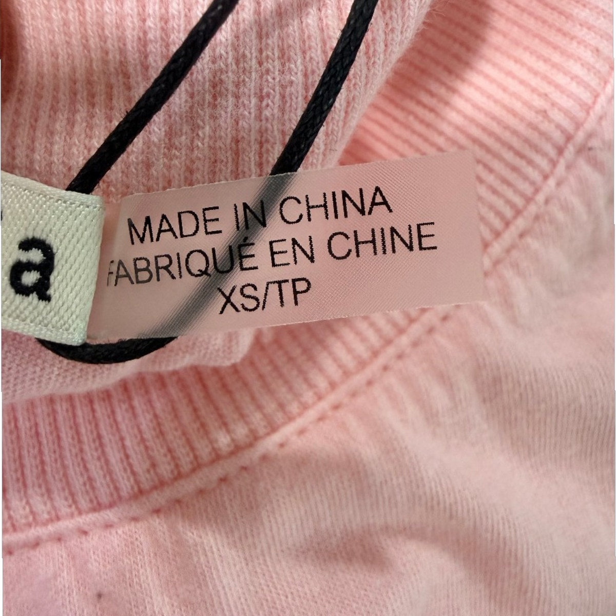 Alice + Olivia Crew Neck Short Sleeve Cropped Top