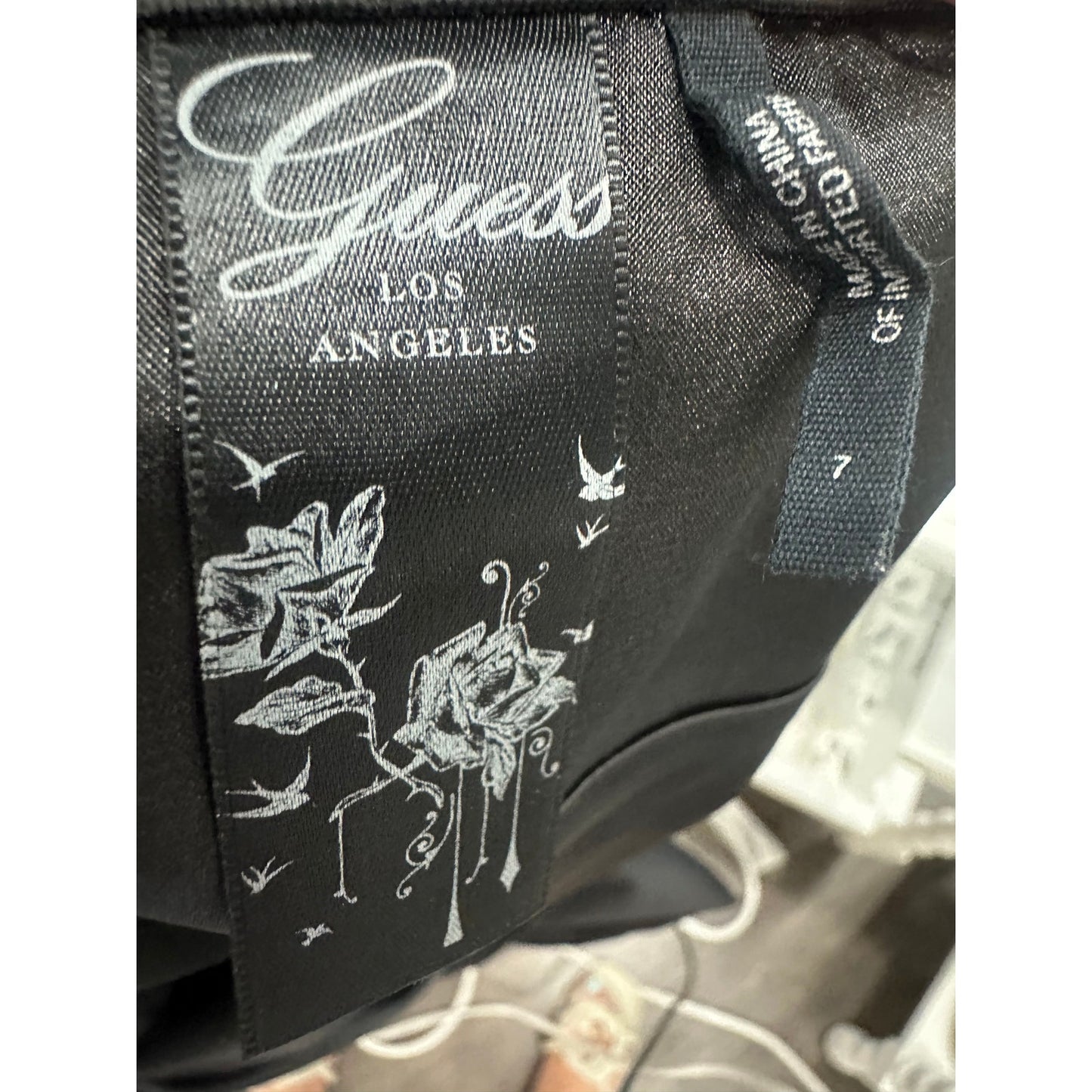 Guess By Marciano Cotton Feather Trim Strapless Corset Mini Dress