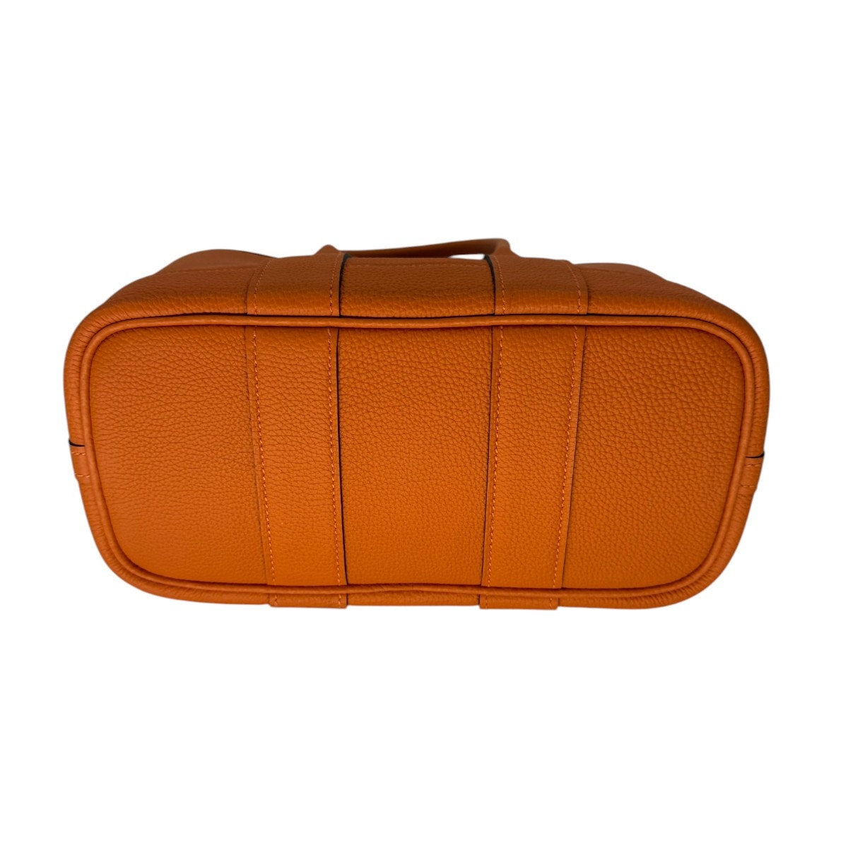 Hermès Garden Party 30 Orange Negonda Leather Palladium Hardware Bag