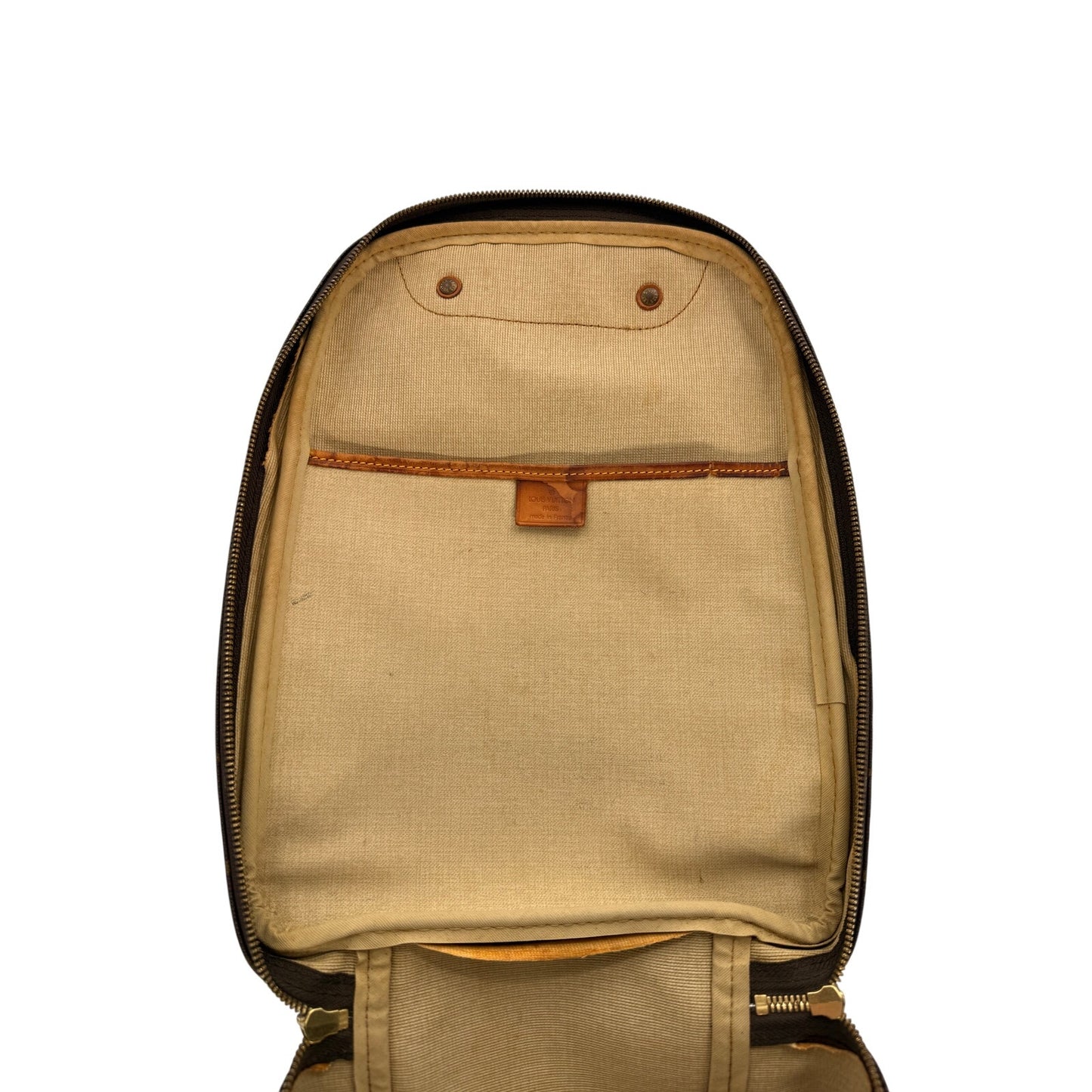 Louis Vuitton Leather Monogram Canvas Excursion Satchel Bag