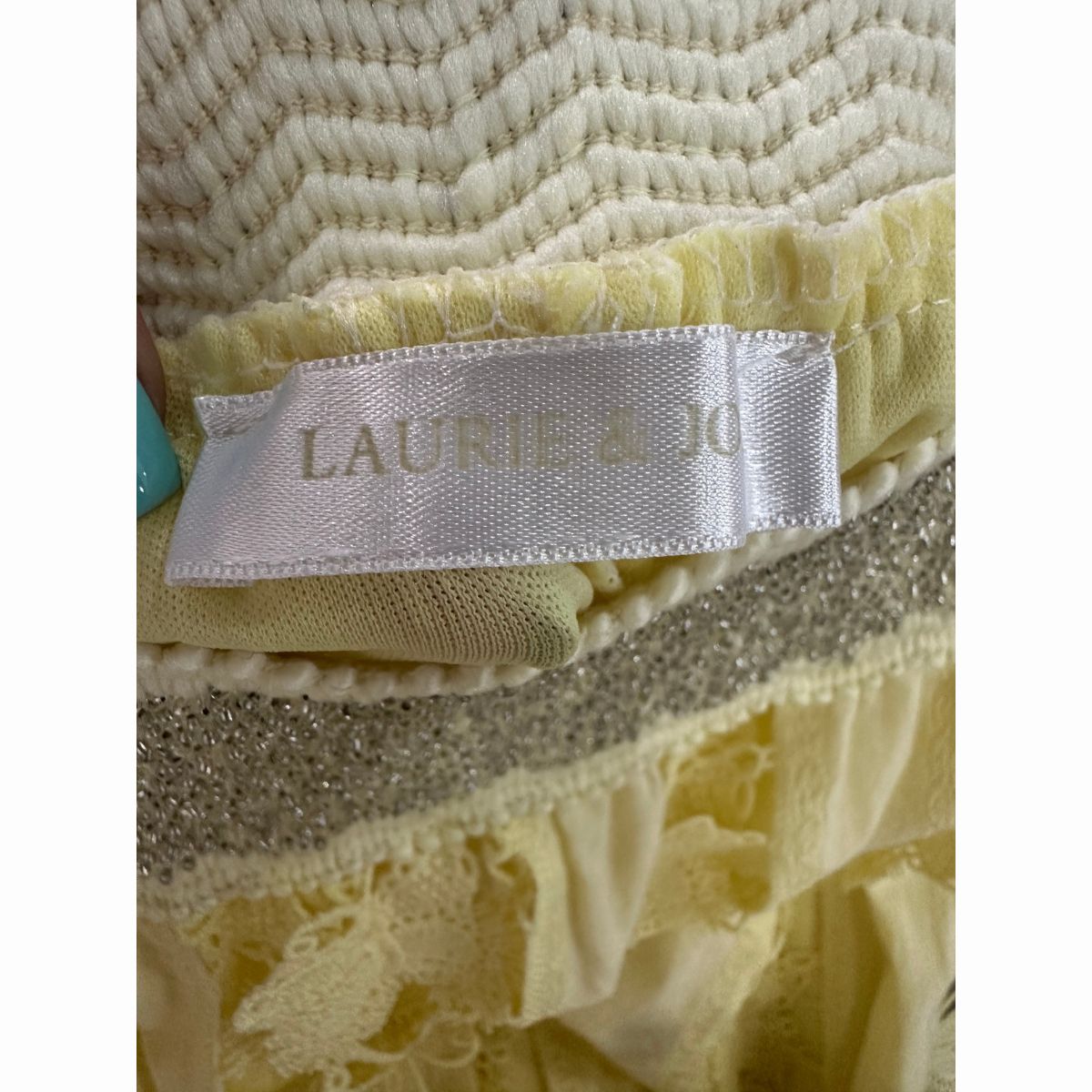 Laurie & Joe Broderie Anglaise Smocked Tassel 2 Piece Set Outfit