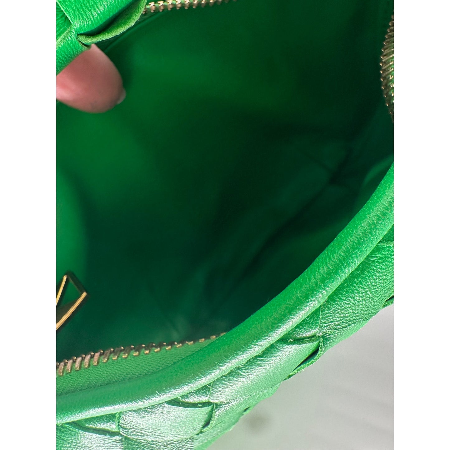 Bottega Veneta Leather Intrecciato Mini Jodie Bag