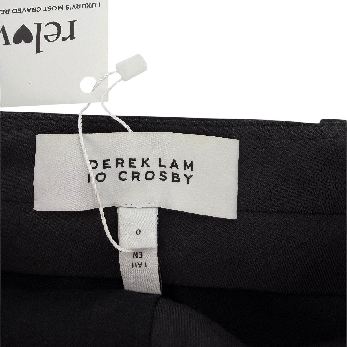 Derek Lam 10 Crosby Cotton Blend Bermuda Shorts Black Women's Size 0 NWT