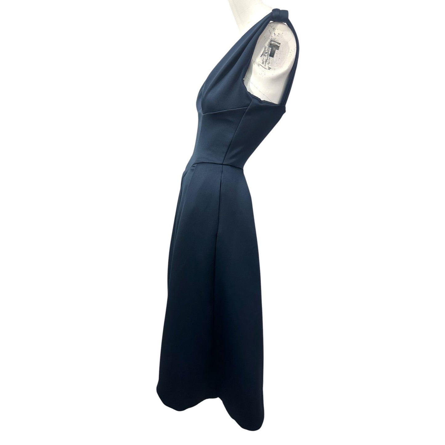House of CB Paloma Plunge Neck Sleeveless Midi Dress Parisian Night