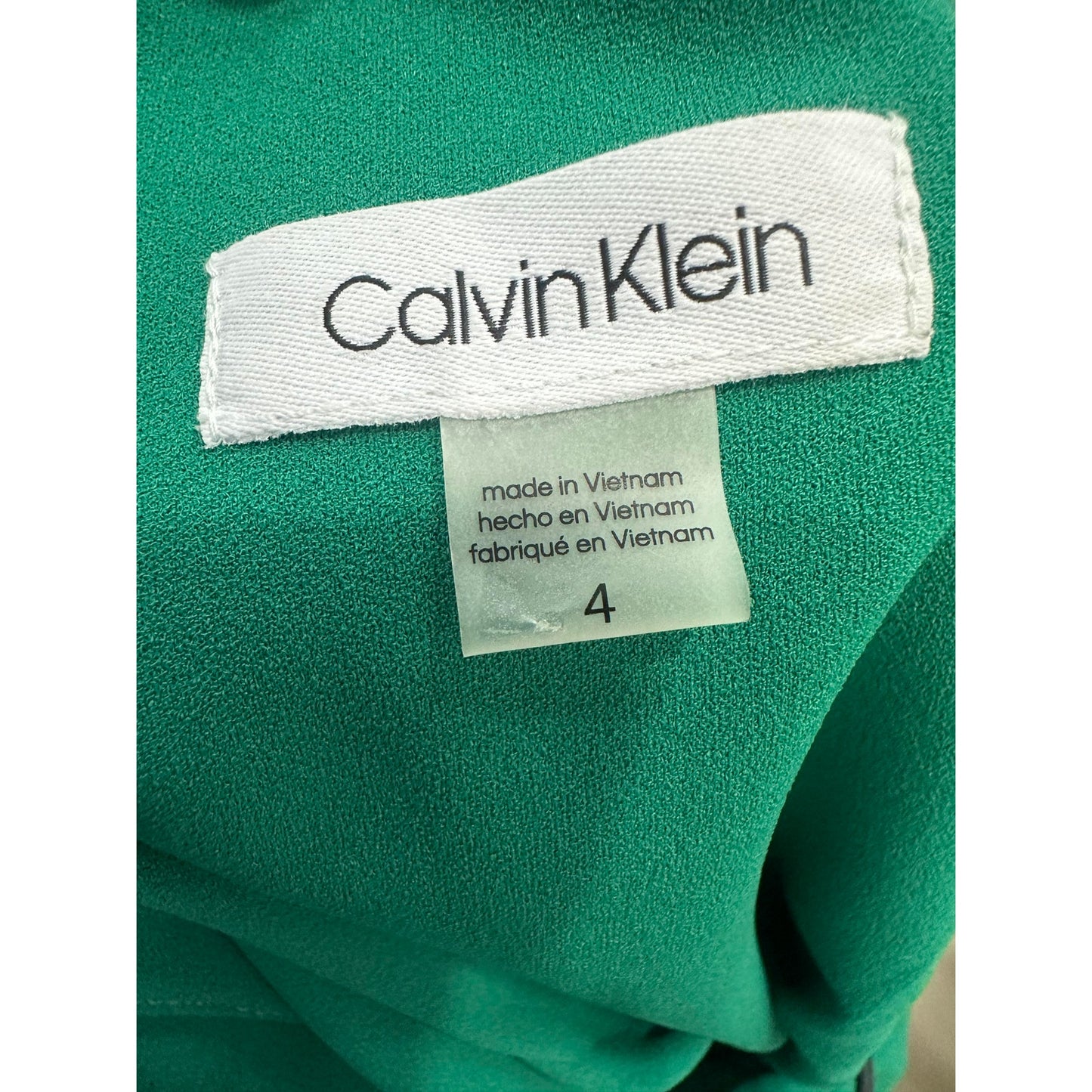 Calvin Klein One-Shoulder Ruched Waist Maxi Sheath Dress